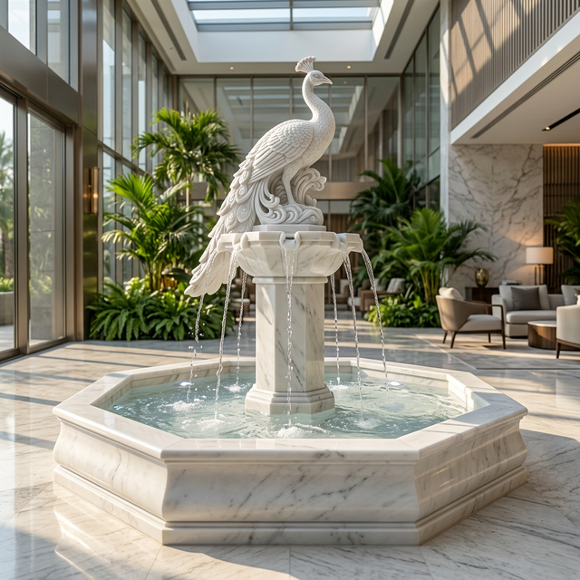 Royal Peacock Fountain