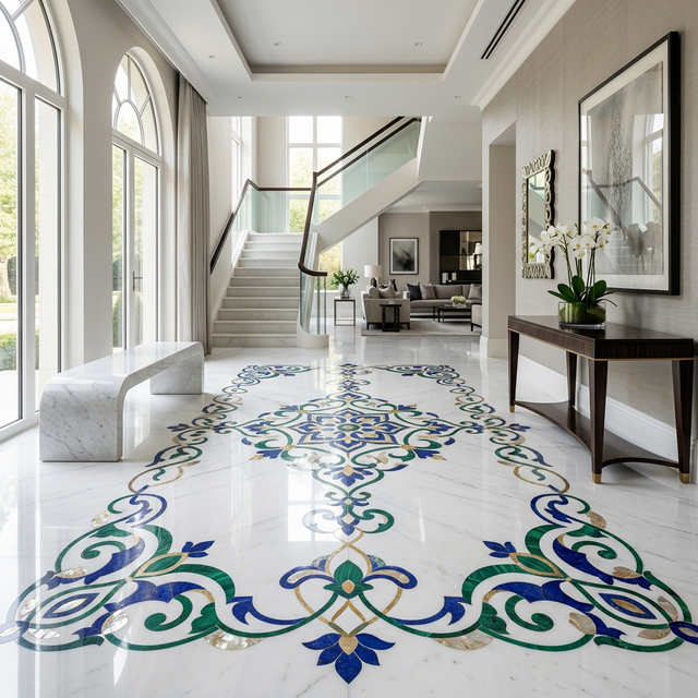 Custom Flooring Inlay