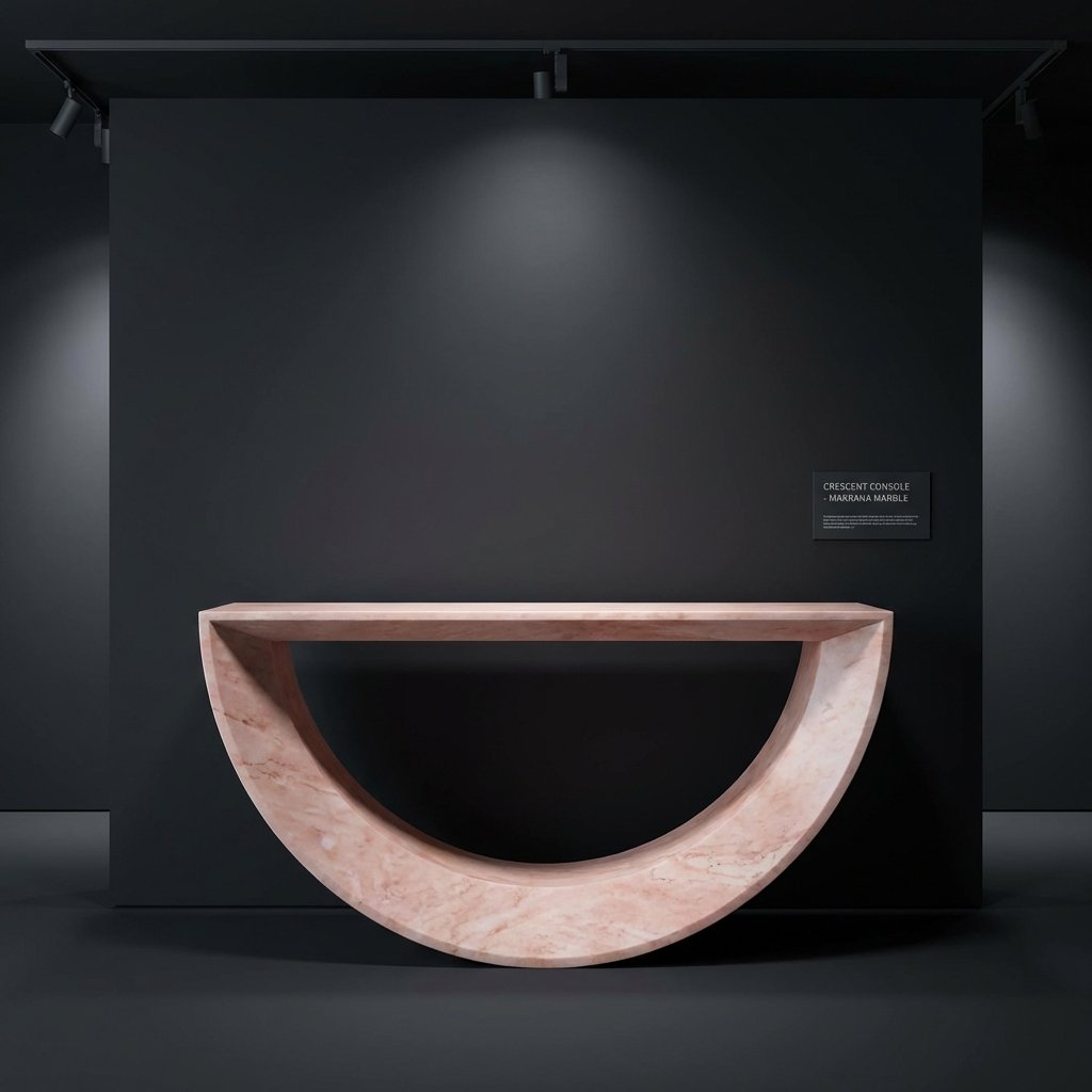 Crescent Console Table
